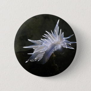 Alabaster Nudibranch Knopf Button