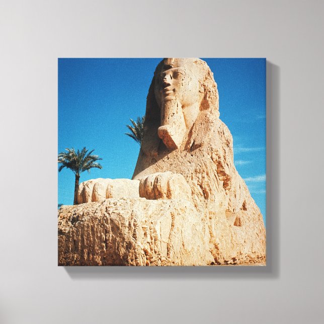 Alabaster Sphinx, New Kingdom Leinwanddruck (Vorderseite)