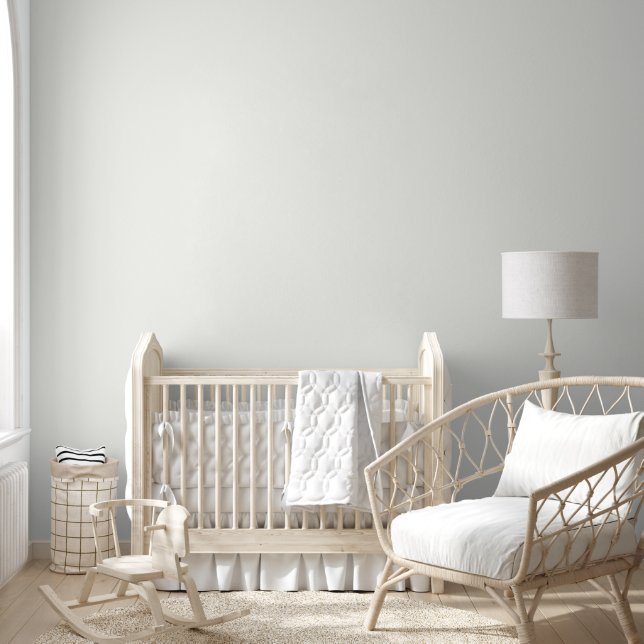 Alabaster White Solid Simple One Color Minimal Tapete (Kinder)