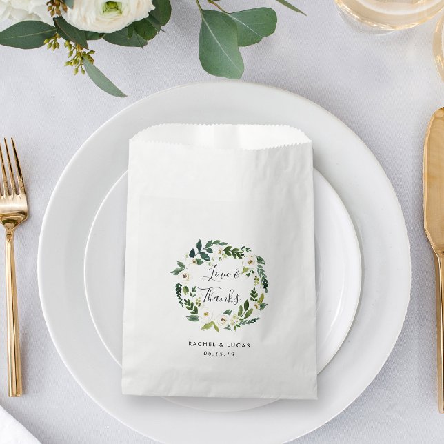 Alabaster Wreath Wedding Vielen Dank Geschenktütchen (Von Creator hochgeladen)