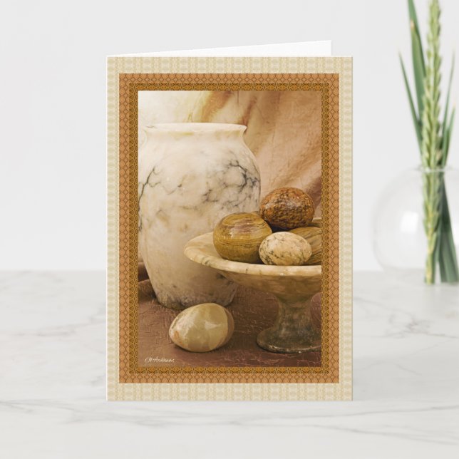 Alabastergegenstände Karte (Vorderseite)