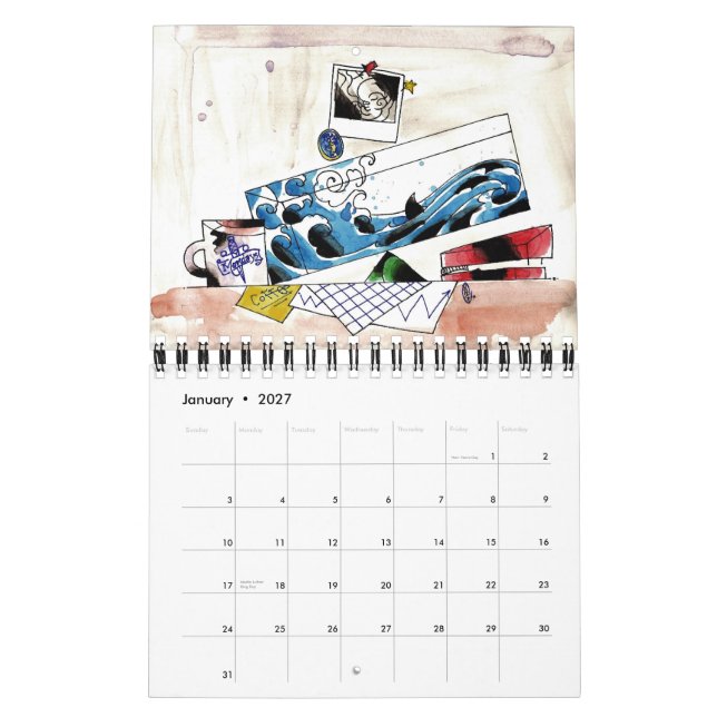 AlaDANG 2011 stillLife Calendar Kalender (Jan 2027)