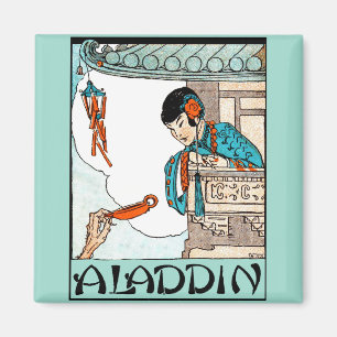 Aladdin chinesischer Vintage-Zauberlaterne  Magnet