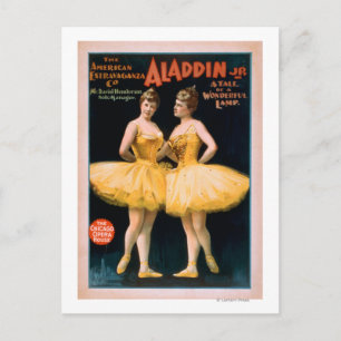 Aladdin Jr. Geschichte einer wunderbaren Lampe The Postkarte