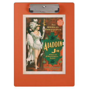 Aladdin jr.-Geschichte eines wunderbaren Klemmbrett