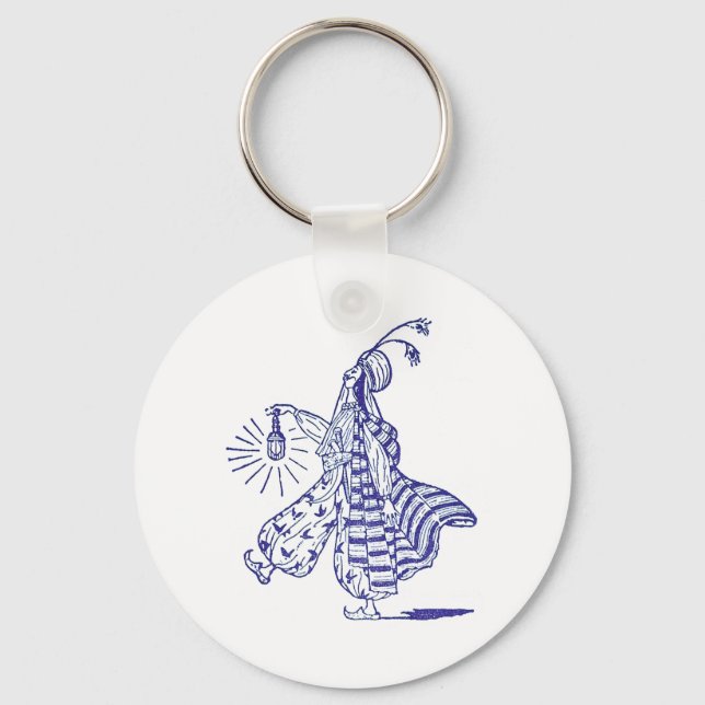 Aladdin und seine elektrische Lampe Schlüsselanhänger (Vorderseite)