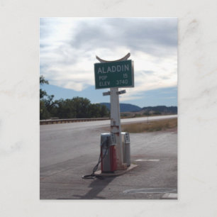 Aladdin, WY Postcard Postkarte