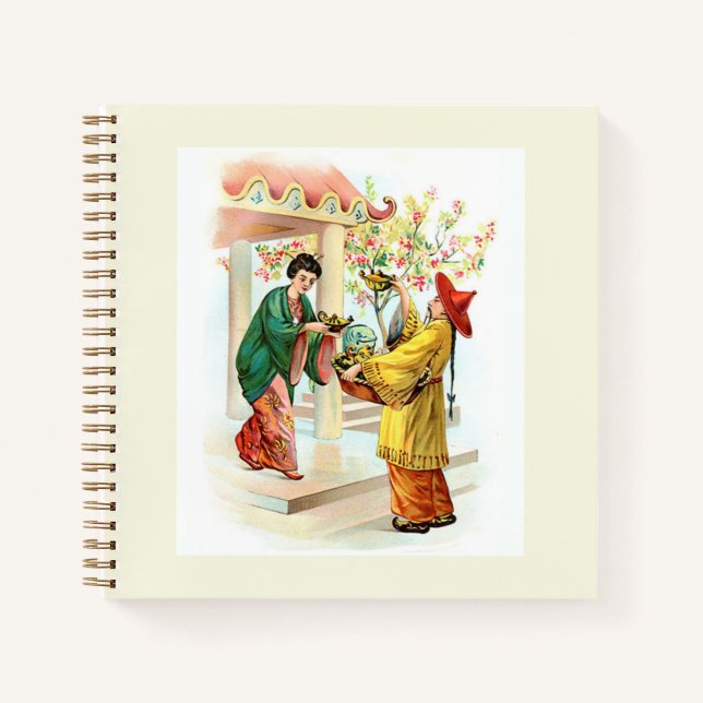 Aladins Lampe Notizbuch (Vorderseite)