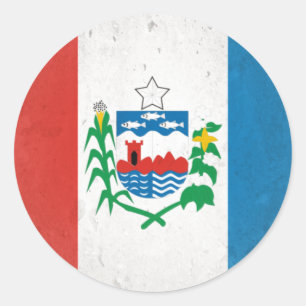 Alagoas Runder Aufkleber
