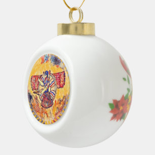 Alaha Ashur Keramik Ball Ornament