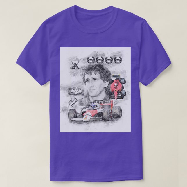 Alain Prost  T-Shirt (Design vorne)
