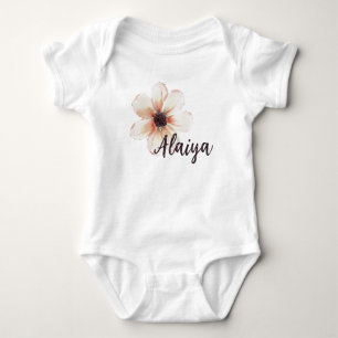Alaiya Name Baby Mädchen enthüllen Neugeborenes Bl Strampler
