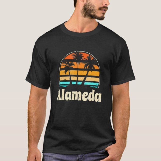 Alameda California Beach Ca Beach Bum Alamedan Sum T-Shirt (Vorderseite)