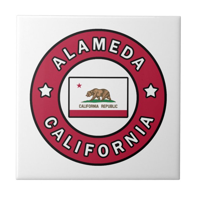 Alameda California Fliese (Vorderseite)