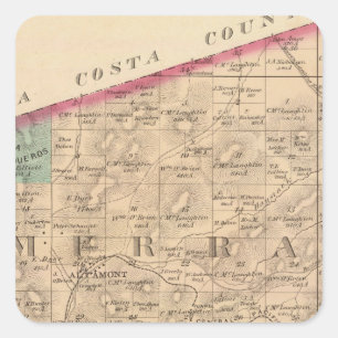 Alameda Co 8 Quadratischer Aufkleber