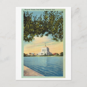 Alameda County Court House, Oakland, Kalifornien Postkarte