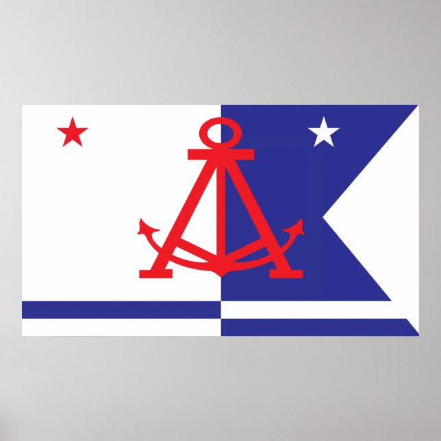 Alameda-Flagge Poster (Vorne)