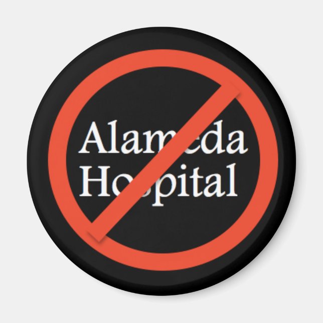 Alameda Hospital, Alameda CA 94501 Magnet (Vorne)