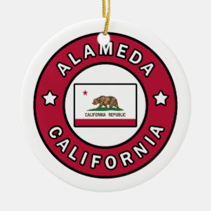 Alameda Kalifornien Keramik Ornament