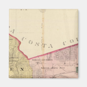 Alameda Landkreis Map Magnet