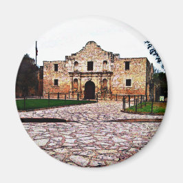 Alamo Circle Magnet