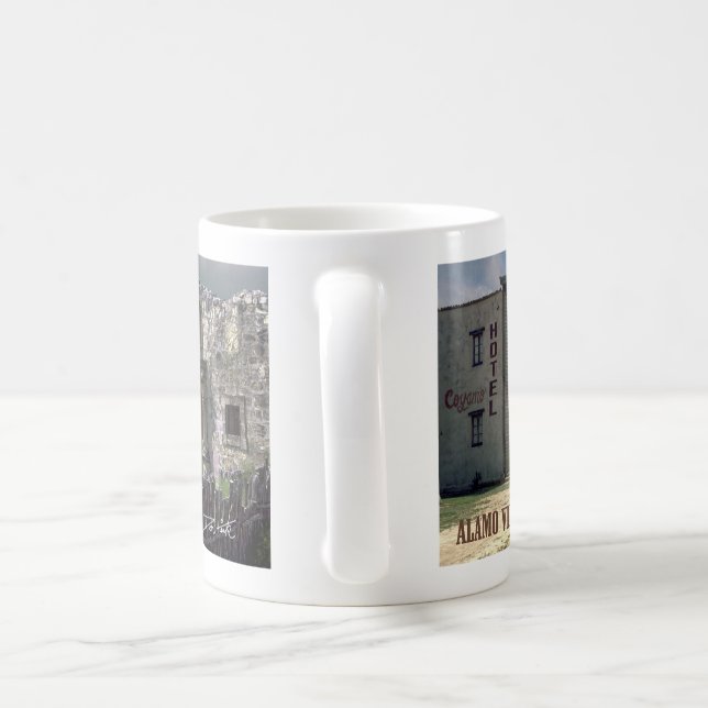 Alamo-Dorf, Brackettville, Texas Kaffeetasse (Henkel)