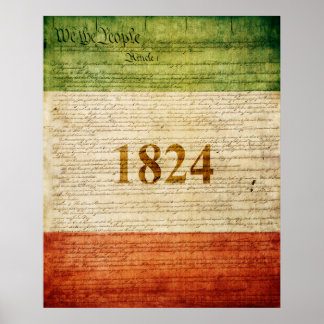 Alamo Flag Poster