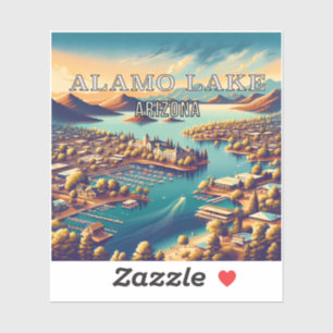 Alamo Lake Arizona 3 Zoll Vinyl Sticker