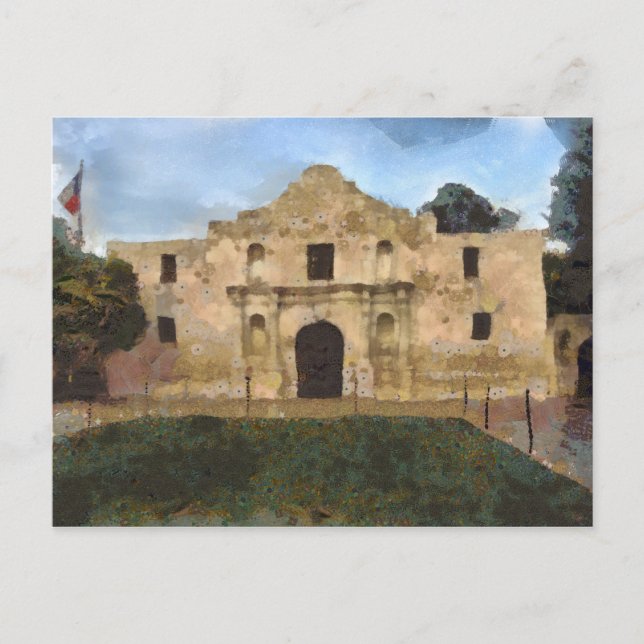 Alamo Lawn Postkarte (Vorderseite)