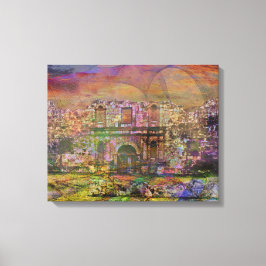 Alamo - Nach dem Fall - Rechteckige Leinwand Kunst