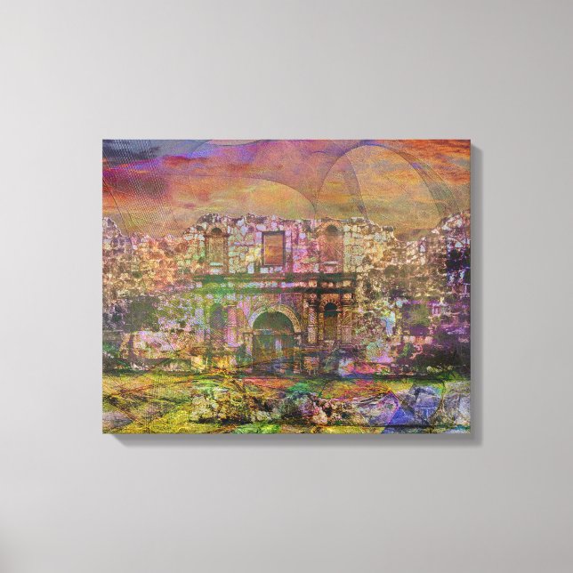 Alamo - Nach dem Fall - Rechteckige Leinwand Kunst (Vorderseite)