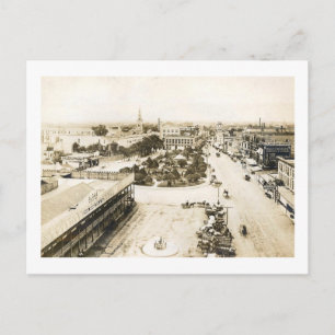 Alamo Plaza, San Antonio, Texas, 1910 Vintag Postkarte