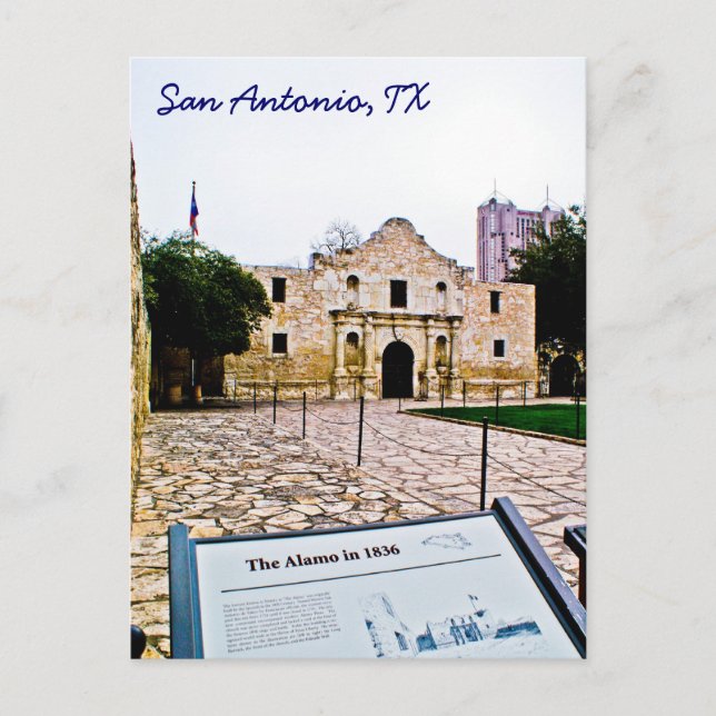 Alamo, San Antonio Postcard Postkarte (Vorderseite)