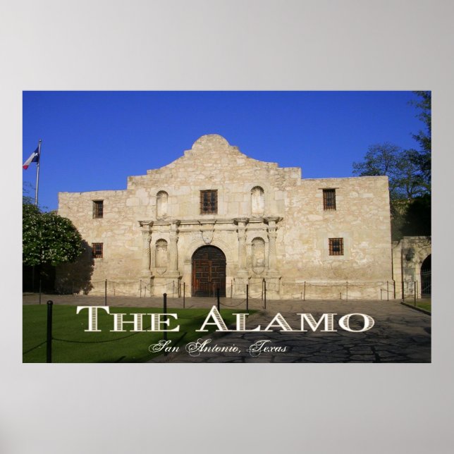 Alamo, San Antonio Texas Poster (Vorne)