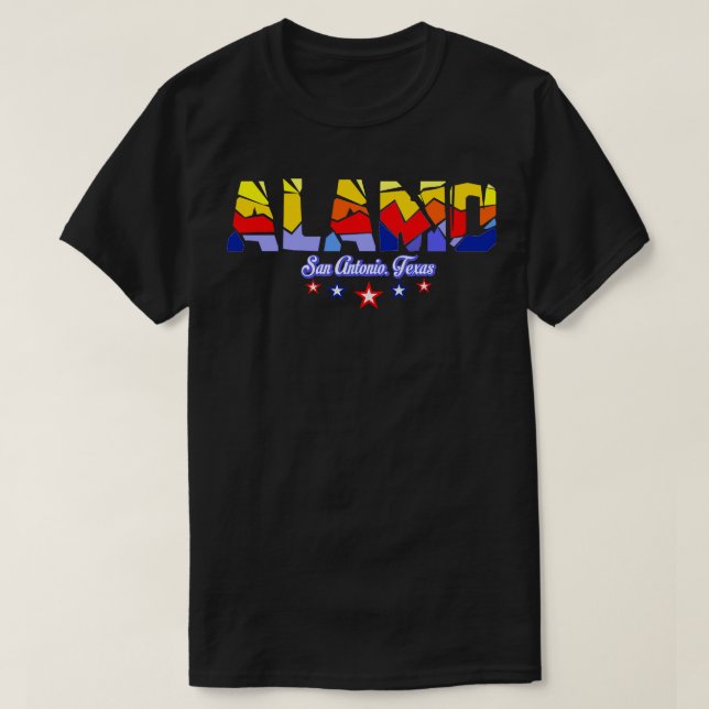 Alamo San Antonio Texas T-Shirt (Design vorne)