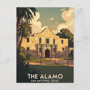 Alamo San Antonio Texas Travel Postkarte