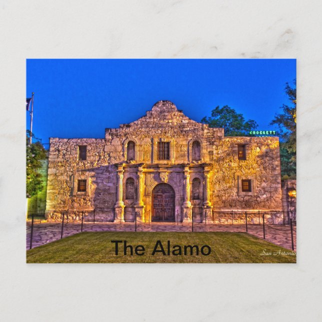 Alamo - San Antonio, Tx Postkarte (Vorderseite)