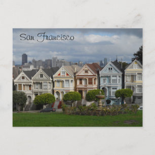 Alamo Square, San Francisco Postkarte