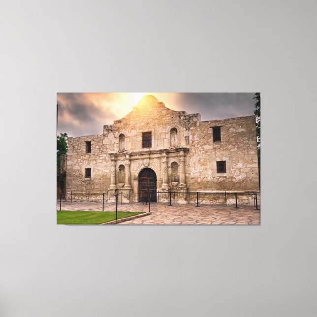 Alamo unter der aufstrebenden Leinwand Art (Vorderseite)