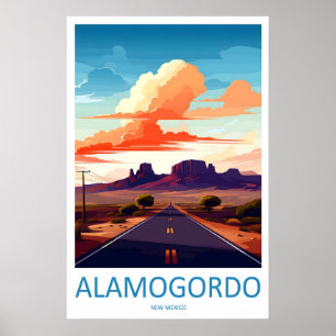 Alamogordo New Mexico Reiseplakat Nationaler Skisp Poster