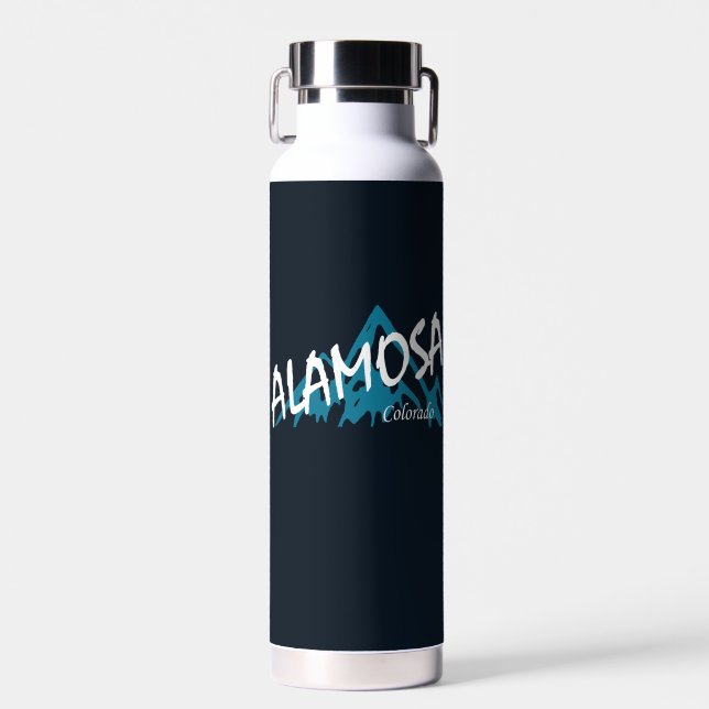 Alamosa Colorado Trinkflasche (Vorne)