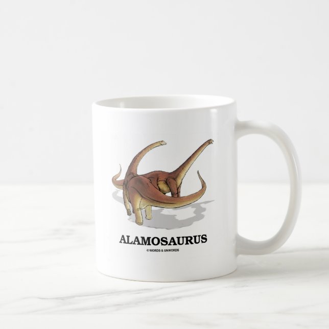 Alamosaurus (Dinosaurier-Spaß) Tasse (Rechts)