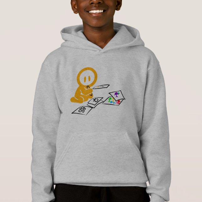Alan Animation Becker Funny Hoodie (Vorderseite)
