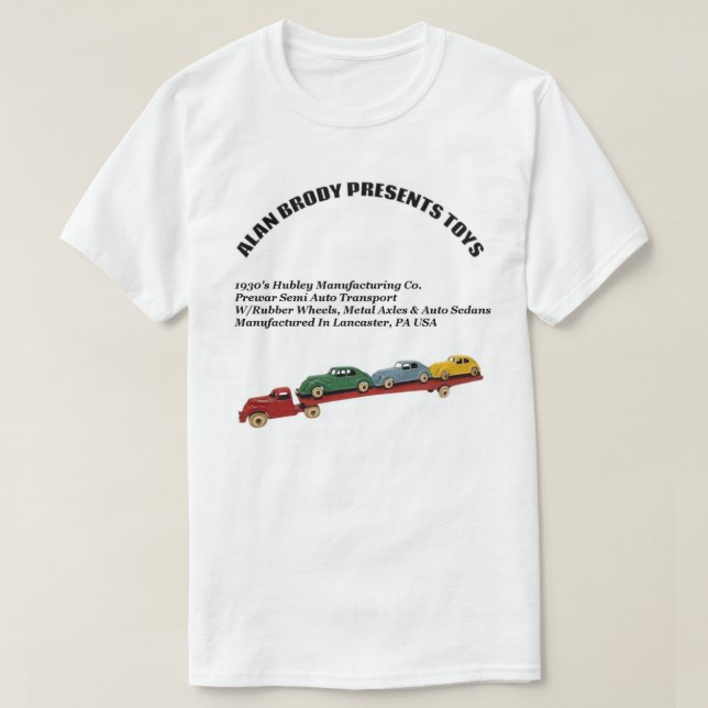 ALAN BRODY PRÄSENTIERT TOYS T-Shirt (Design vorne)