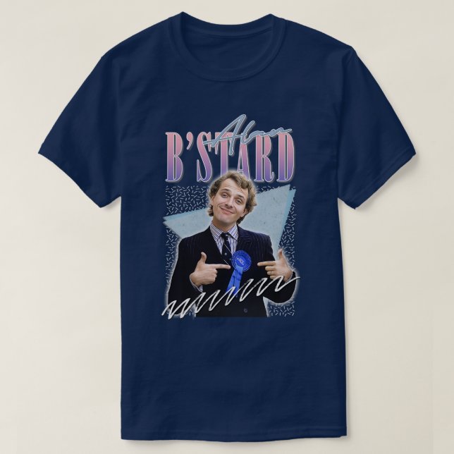 Alan BStard 80er Ästhetisches Design T-Shirt (Design vorne)