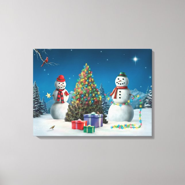 Alan Giana "All is Bright" Canvas Print Leinwanddruck (Vorderseite)