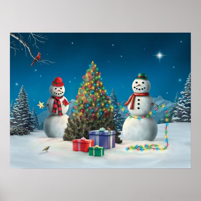 Alan Giana "All is Bright" Poster (Vorne)