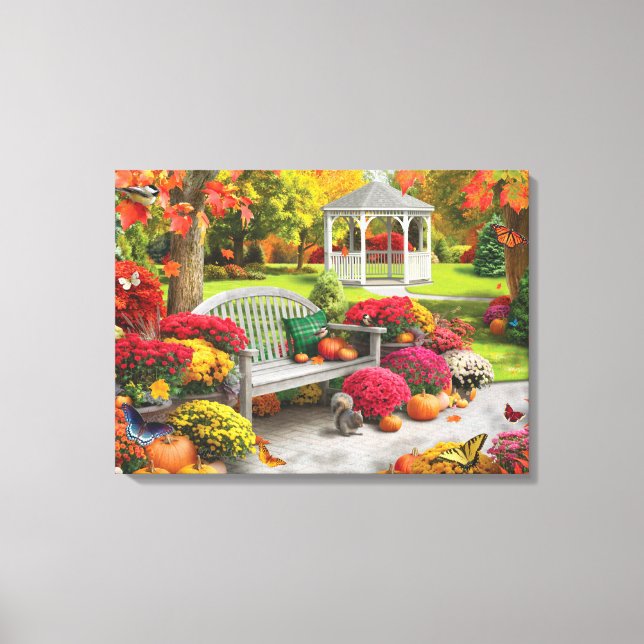 Alan Giana "Autumn Oasis 2" Canvas Print Leinwanddruck (Vorderseite)