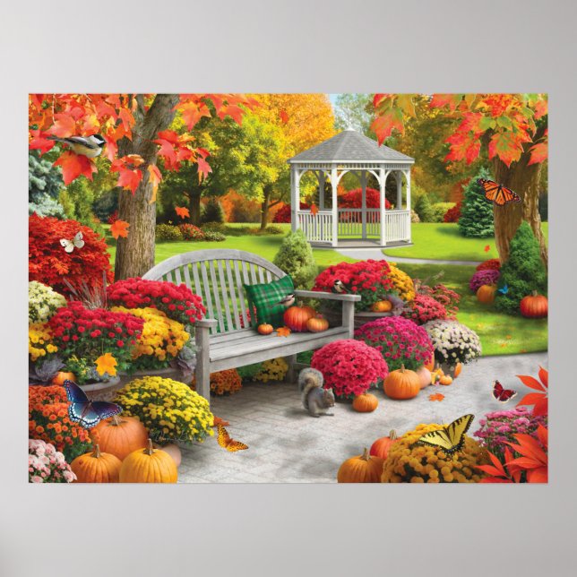 Alan Giana "Autumn Oasis 2" Poster (Vorne)