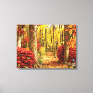 Alan Giana "Autumn Woods" Canvas Print Leinwanddruck